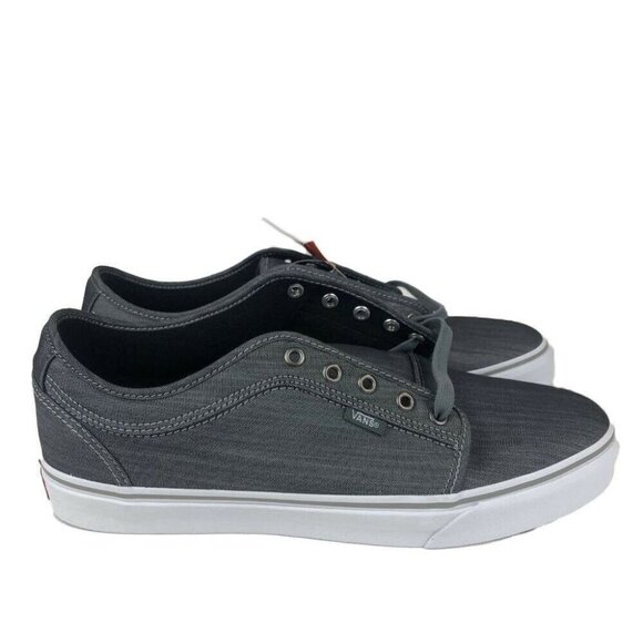 Vans Chukka Low Chambray Mens 8 M Grey Skateboarding Shoes Ultra Cush HD - Picture 5 of 7